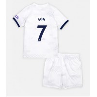 Tottenham Hotspur Son Heung-min #7 Replika babykläder Hemmaställ Barn 2023-24 Kortärmad (+ korta byxor)